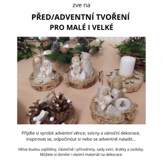 Před/adventní tvoření pro malé i velké