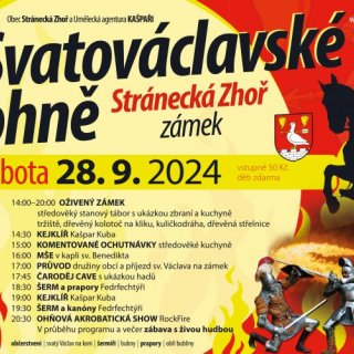 Svatováclavské ohně Stránecká Zhoř