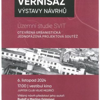 Vernisáž výstavy návrhů Územní studie SVIT