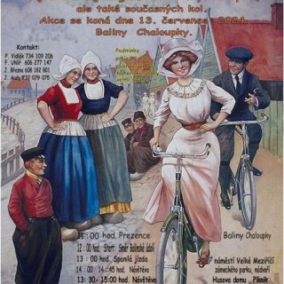 VII. ročník Spanilé jízdy historických bicyklů Balinský...