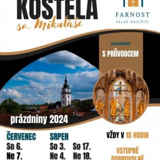 Prohlídky kostela sv. Mikuláše ve Velkém Meziříčí