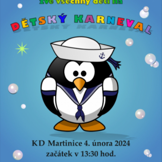 Dětský karneval v Martinicích