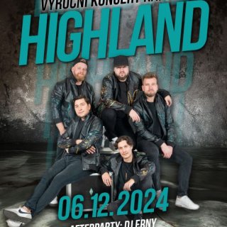 Výroční koncert kapely HIGHLAND