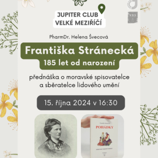 Fr. Stránecká, 185 let od narození