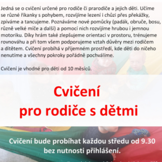 Cvičení pro rodiče s dětmi